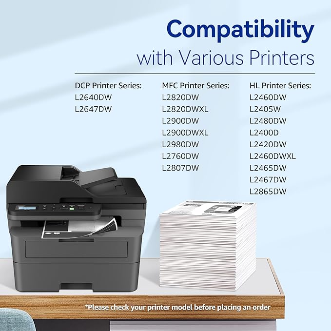 Valinkso TN830XL Toner for Brother Printer 4 Pack Compatible for Brother TN830