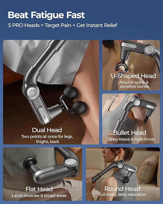 KingPavonini Foldable Massage Gun