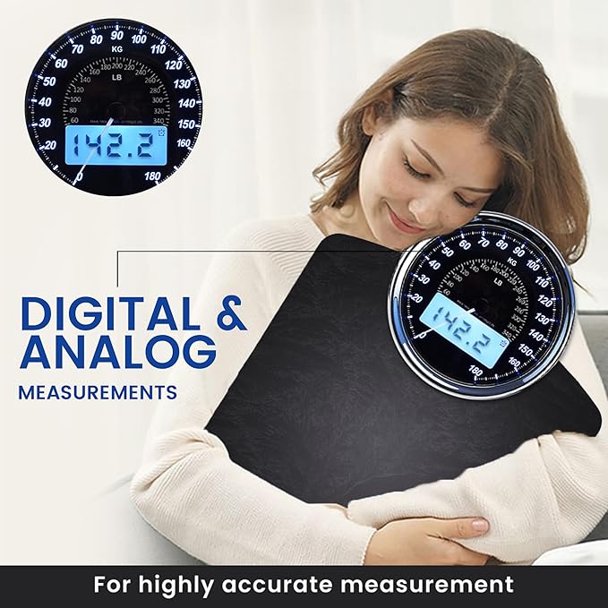 EILISON Highly Advance 2-in-1 Digital & Analog Weighing Scale