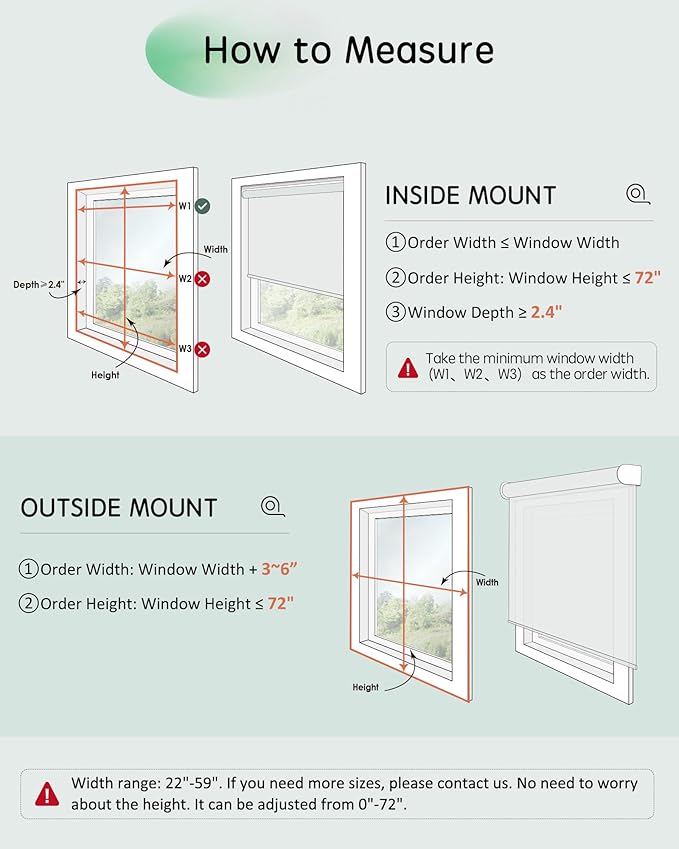Yoolax Motorized Blinds App Control, Cordless Automatic Shades Roller Window
