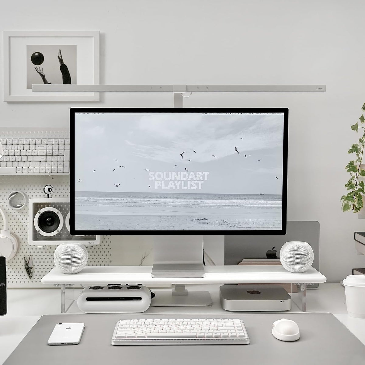 ROCDEER Bamboo Monitor Stand Riser