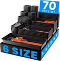 A-LUGEI【𝟳𝟬pcs 𝟲𝗦𝗶𝘇𝗲】 Tool Box Organizer and Storage drawer organizer