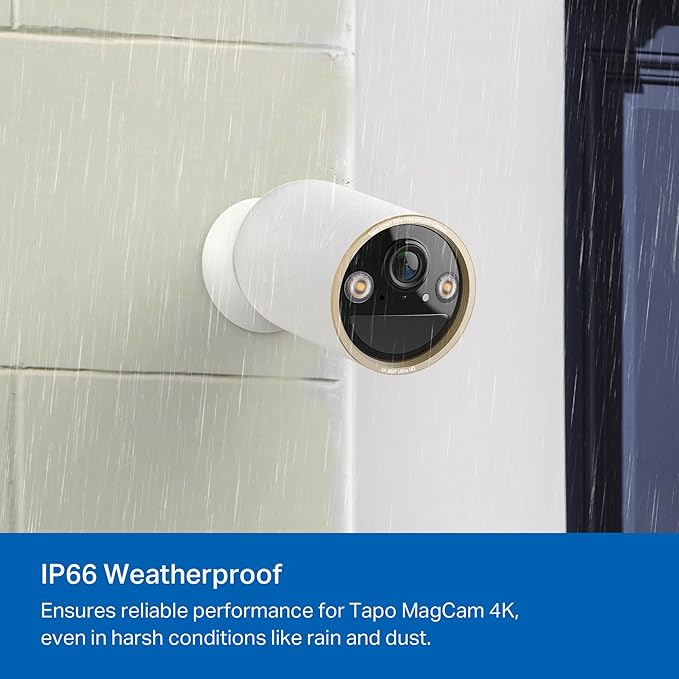Tapo MagCam 4K Outdoor Wireless Security Camera