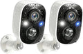 GMK 2 Pack Cameras System, Security Cameras Wireless Outdoor, 2K Video
