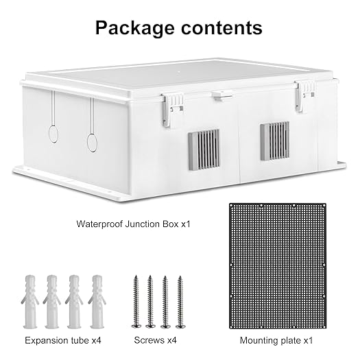 Namunanee Outdoor Electrical Junction Box, ABS Water Resistant Enclosure
