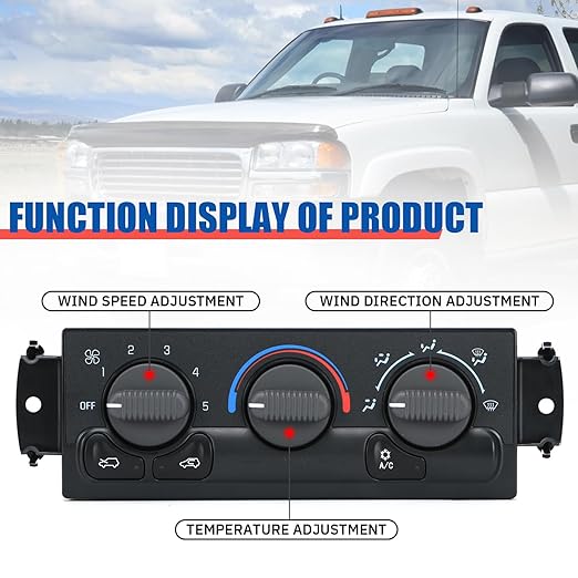 Front Climate Control Module Panel