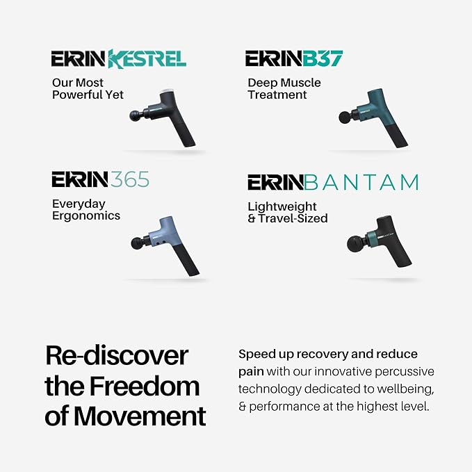 Ekrin Athletics Kestrel Massage Gun: Enhanced Precision & Comfort