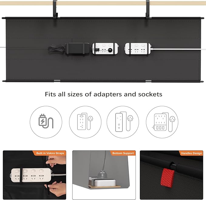 Under Desk Cable Management Tray