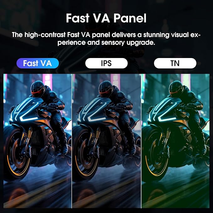 Amzfast 24 Inch Gaming Monitor 180Hz 200Hz FHD 1080p Computer Monitor, 1ms