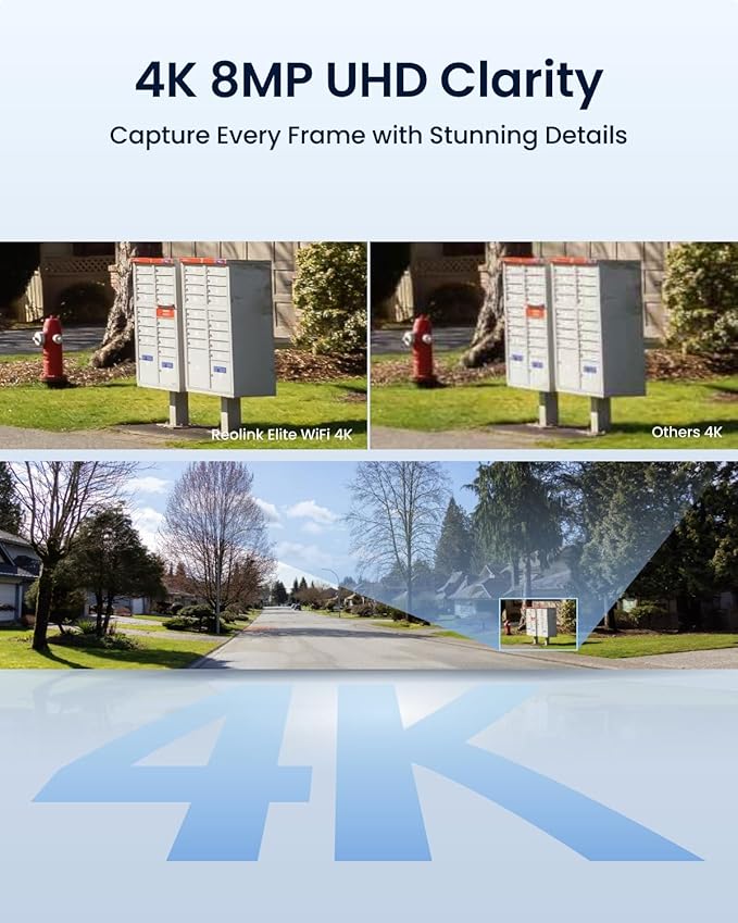 REOLINK 4K 8MP 180° Panoramic Security Camera