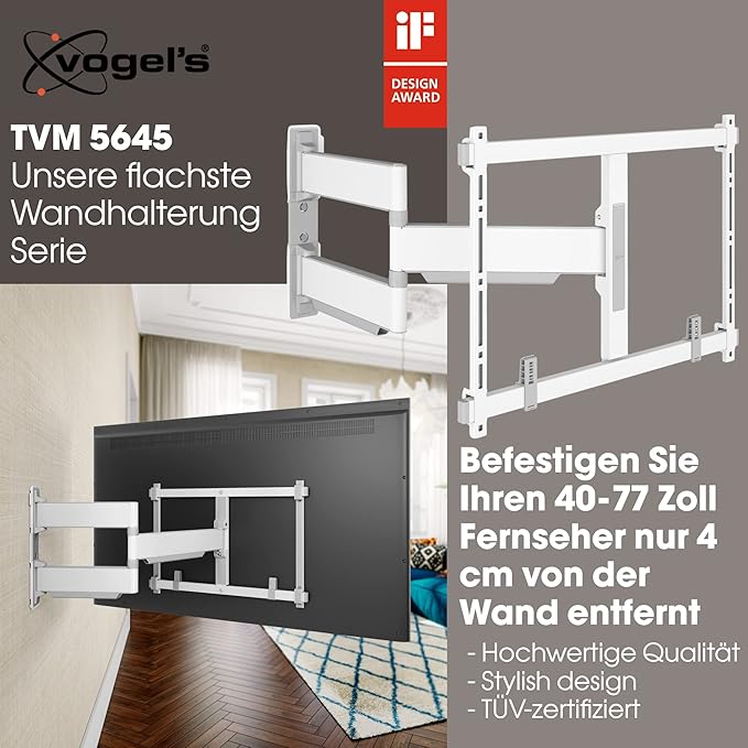 Vogel's TVM 5645 Full-Motion Ultra-Thin TV Wall Bracket