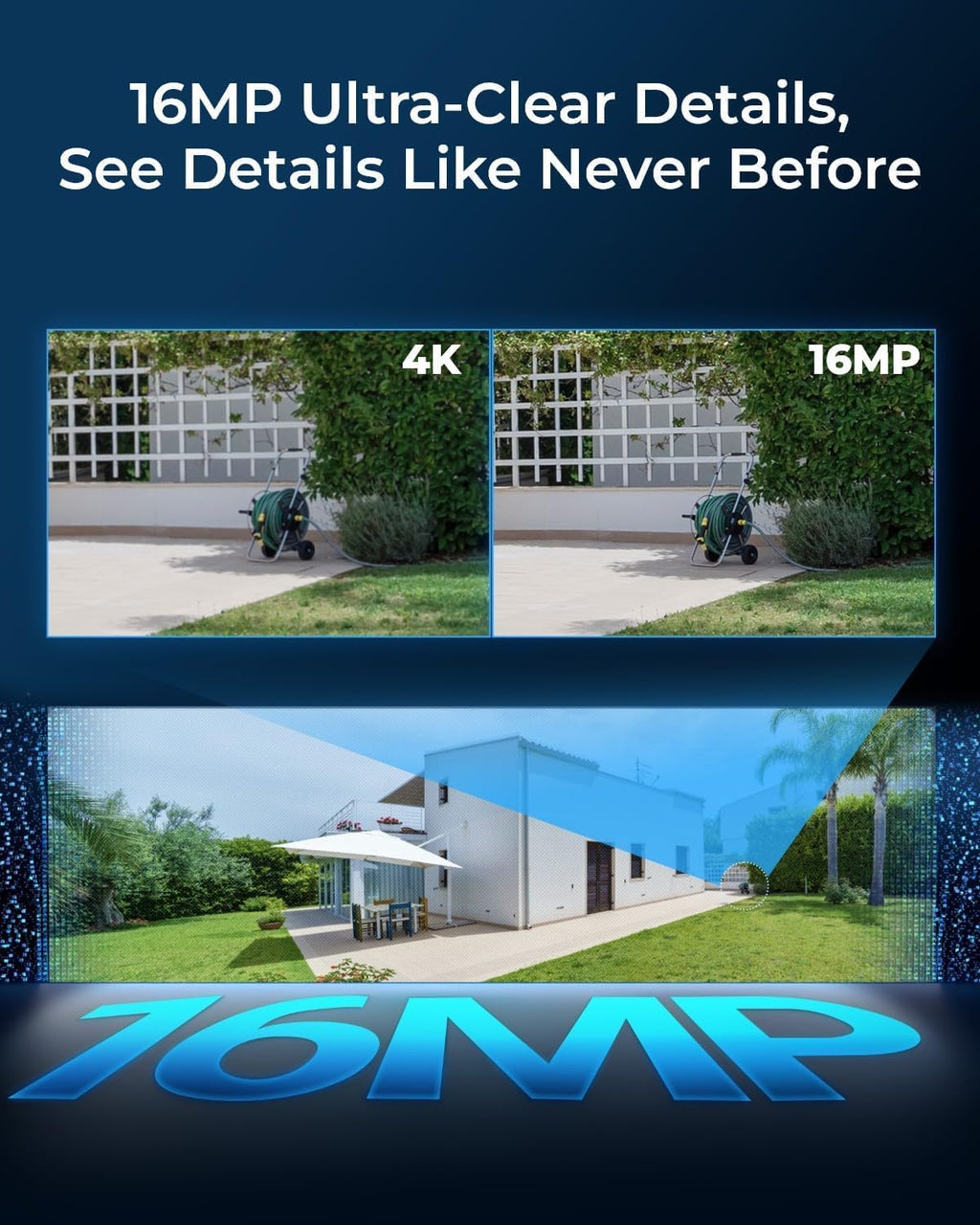 reolink duo 3 poe dual-lens poe security camera shown in use