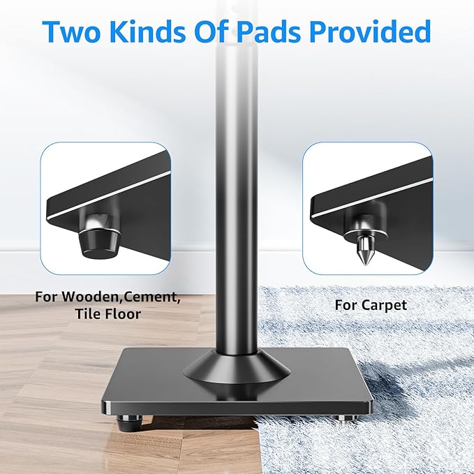 MOUNTUP Speaker Stands for Sonos Era 100, Sonos One, One SL, Height Adjustable