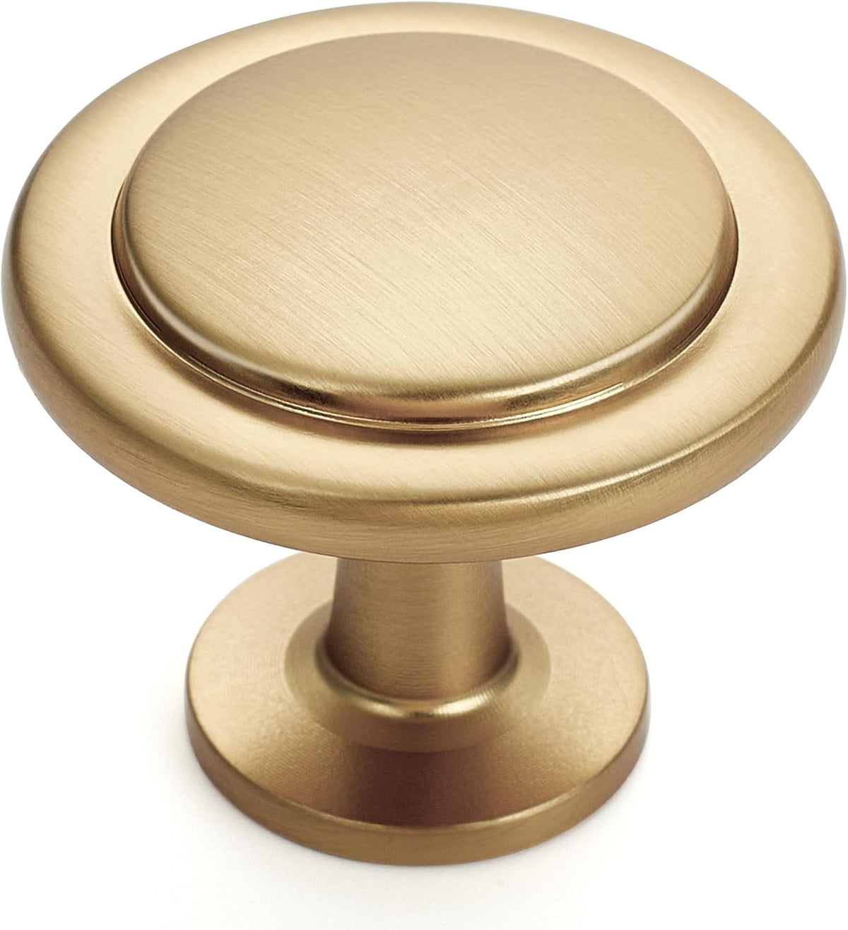 Ravinte Champagne Bronze Round Cabinet Knobs,Zinc Pulls,1-1/4 Inch,30 Pack | Solid Zinc Alloy, Single Hole, Screws Included, Drawer Pulls, Kitchen Cabinet Hardware, for Dresser Drawers Cupboard