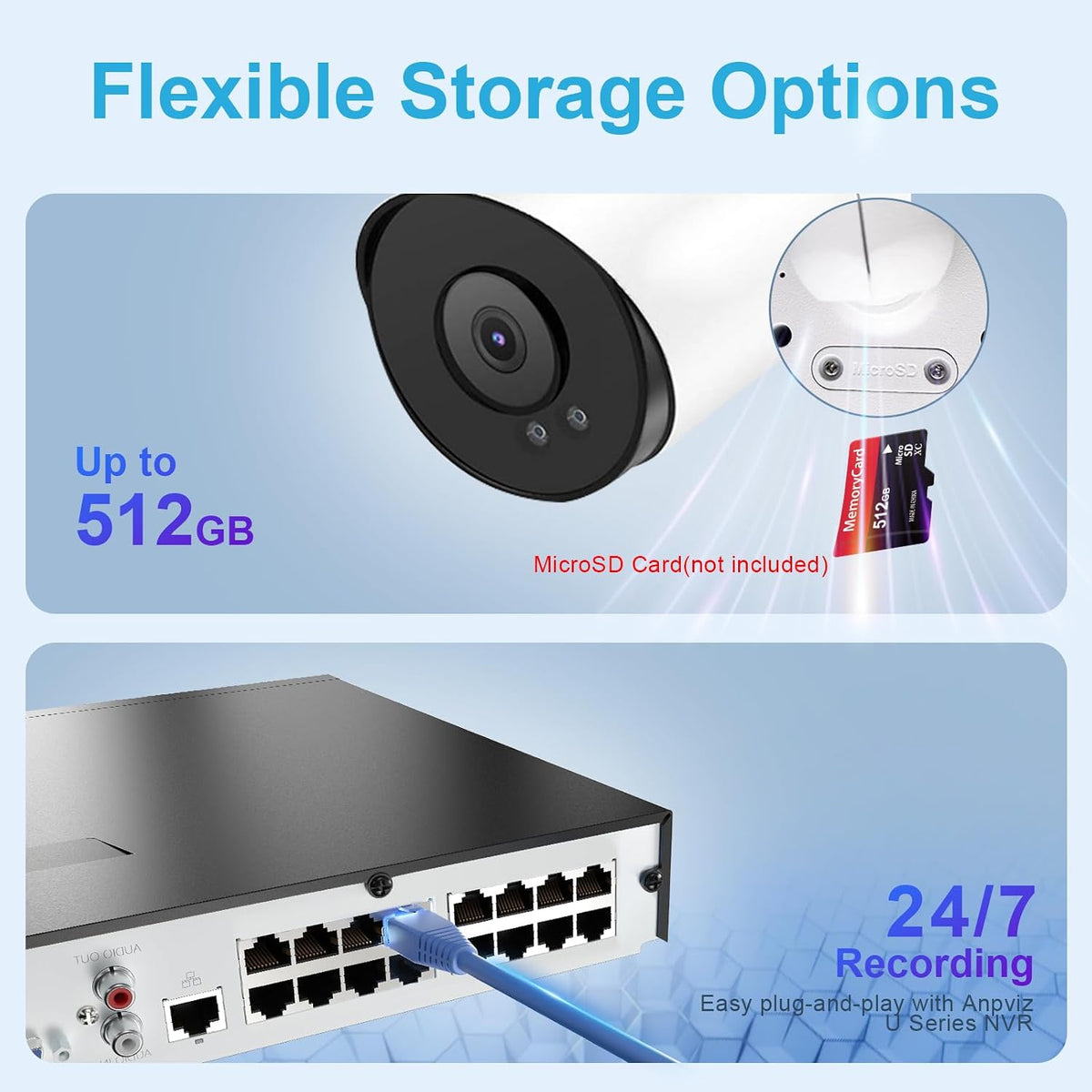 anpviz 5mp bullet poe ip security camera for, package contents