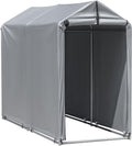 Flamaker 6' x 3' Small Bike Tent Storage with PE Fabric and Steel Frame