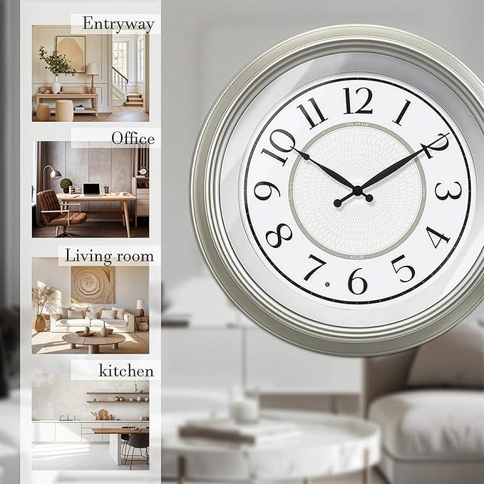 FOUNTAIN DESIGNS Galaxy 18" Large Luminous Atomic Clock