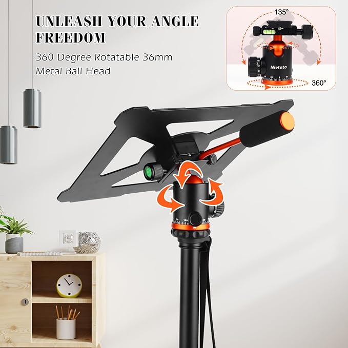 Nietoto Camera Tripods & Projector Stand, 2 in1 Tripod