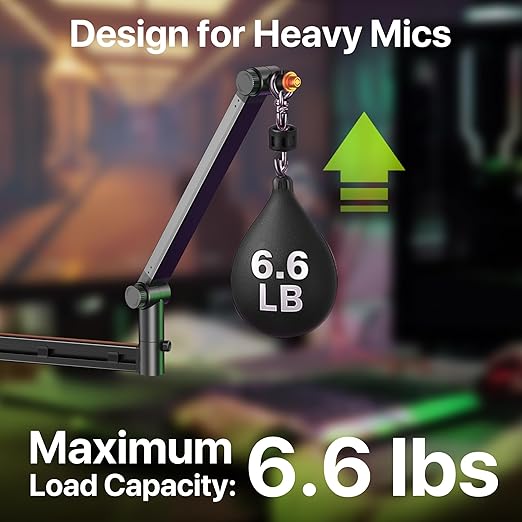 AA AUDIO ACCESSORY Low Profile Mic Boom Arm (2 Pack)