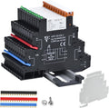 10Pcs Miniature Relay 24V DC, 24V AC 6Amp SPDT