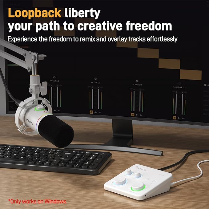 MAONO USB Audio Interface for PC: Interface