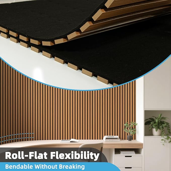 Art3d 1-Pack Acoustic Wood Slat Wall Panel
