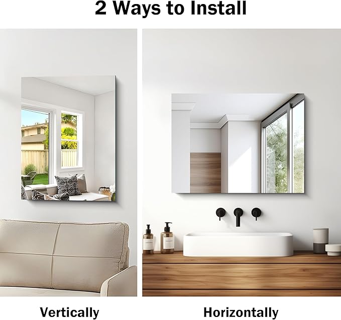 CILIBER Frameless Mirror, 18x24 Mirrors