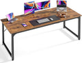 Huuger Computer Desk, 63 Inch Office Desk, Gaming Desk