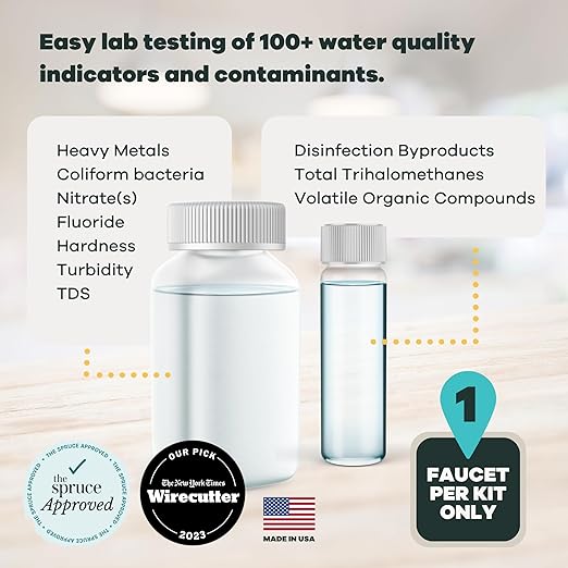 Advanced Home Water Test Kit | Well or City | EPA Certified Drinking Water Labs