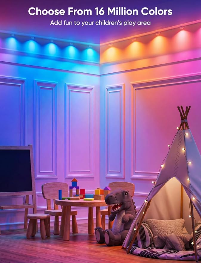 Smart RGB String Downlights, 30ft