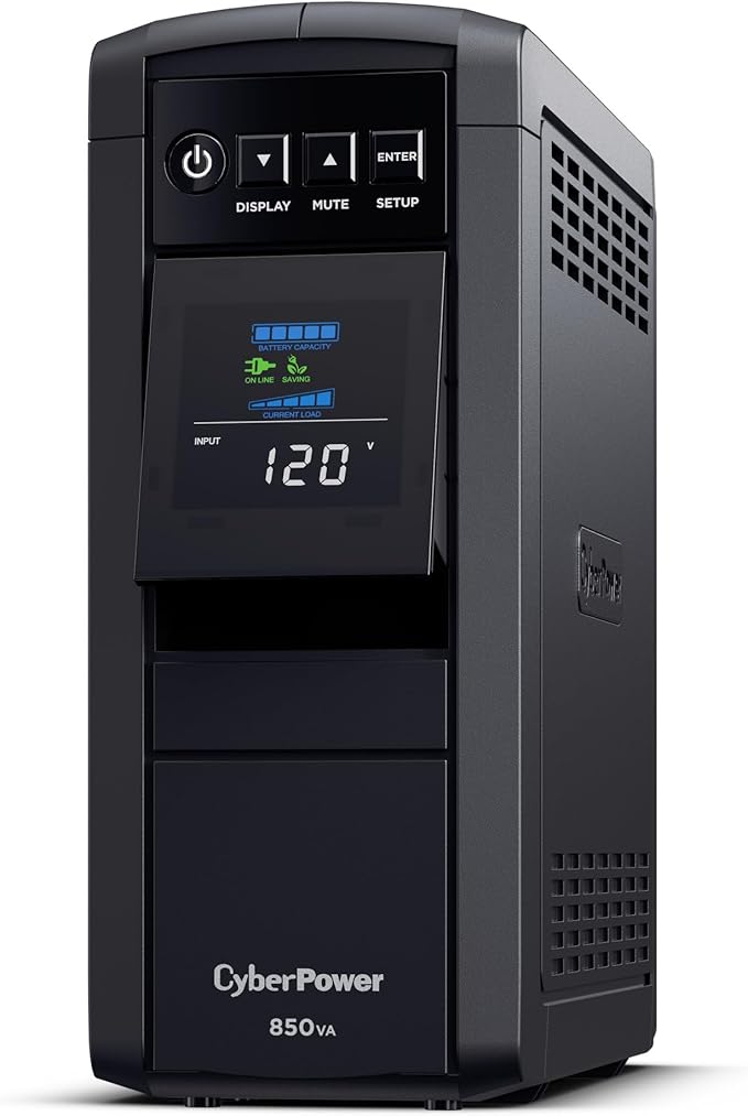 CyberPower CP850PFCLCD PFC Sinewave UPS Battery Backup and Surge Protector