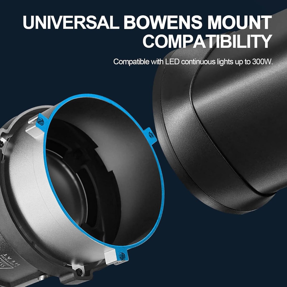 alluneitter s-80led bowens mount optical snoot designed exclusively, package contents
