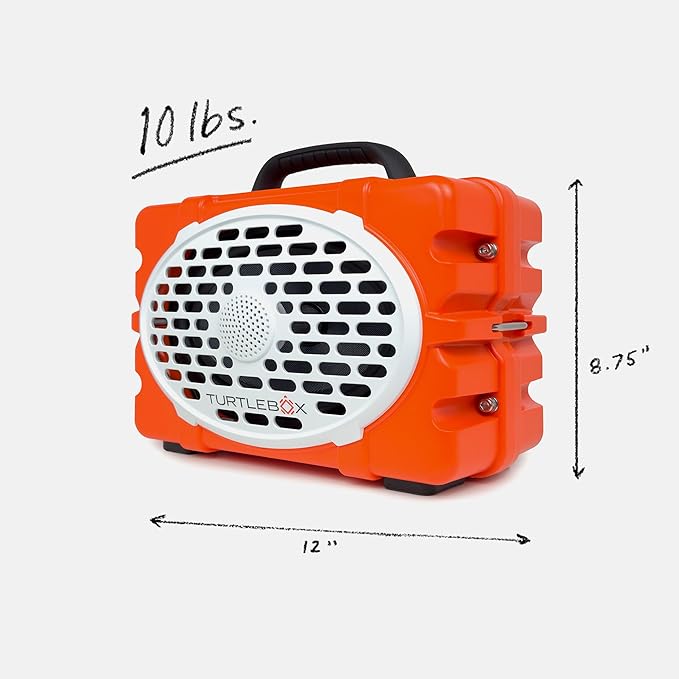 Turtlebox Original Gen 3: Portable Outdoor Bluetooth Speaker – Ultra-Loud
