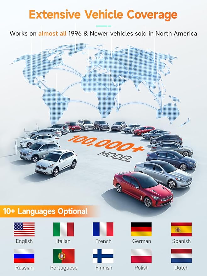 ANCEL AD410 Enhanced OBD2 Scanner, Vehicle Code Reader