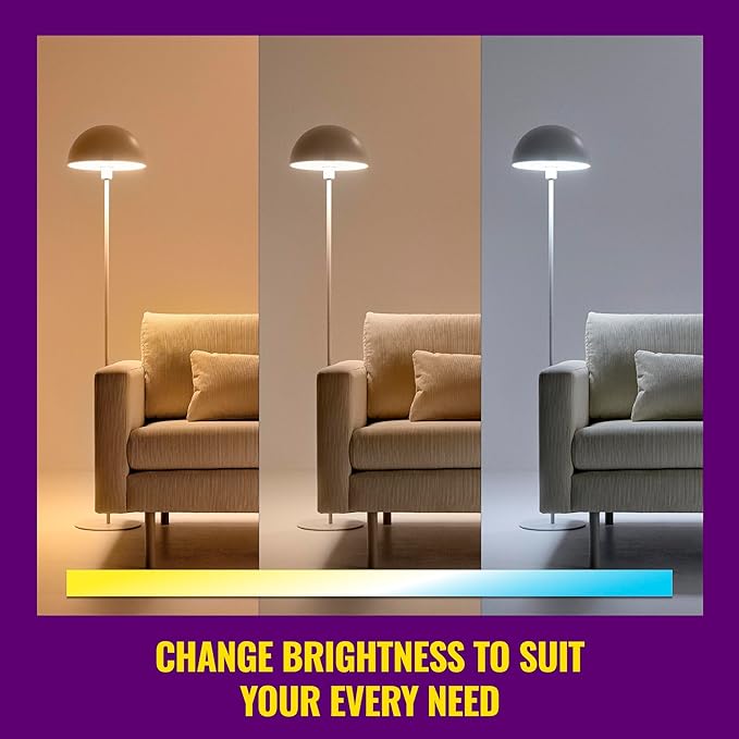 WiZ Connected Color ST19 Filament LED Smart Bulb (Pack of 6)