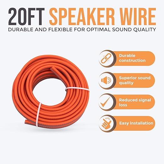 Elite Audio Premium 8 Gauge CCA Amplifier Installation Wiring Amp Kit, 1000