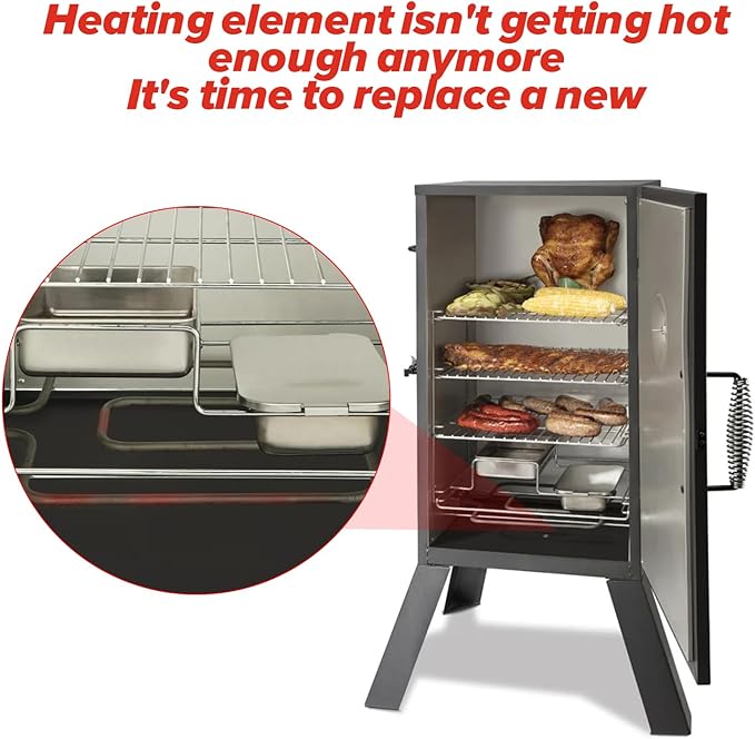 Upgrade Universal 1650W 15A Electric Smoker Heating Element Kits