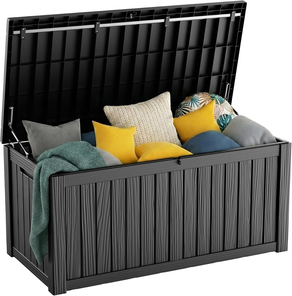 patiozen 155 gallon deck boxes waterproof storage box, package contents