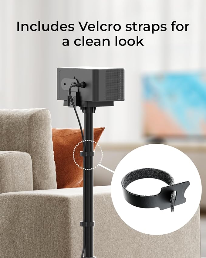 ULTIMEA 2-Pack Universal Height-Adjustable Speaker Stands, Extendable from 62cm