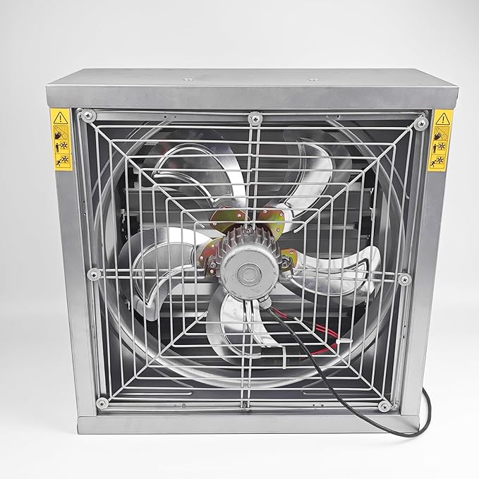 GRELWT 24" Wall Mounted Exhaust Fan -Automatic Shutter