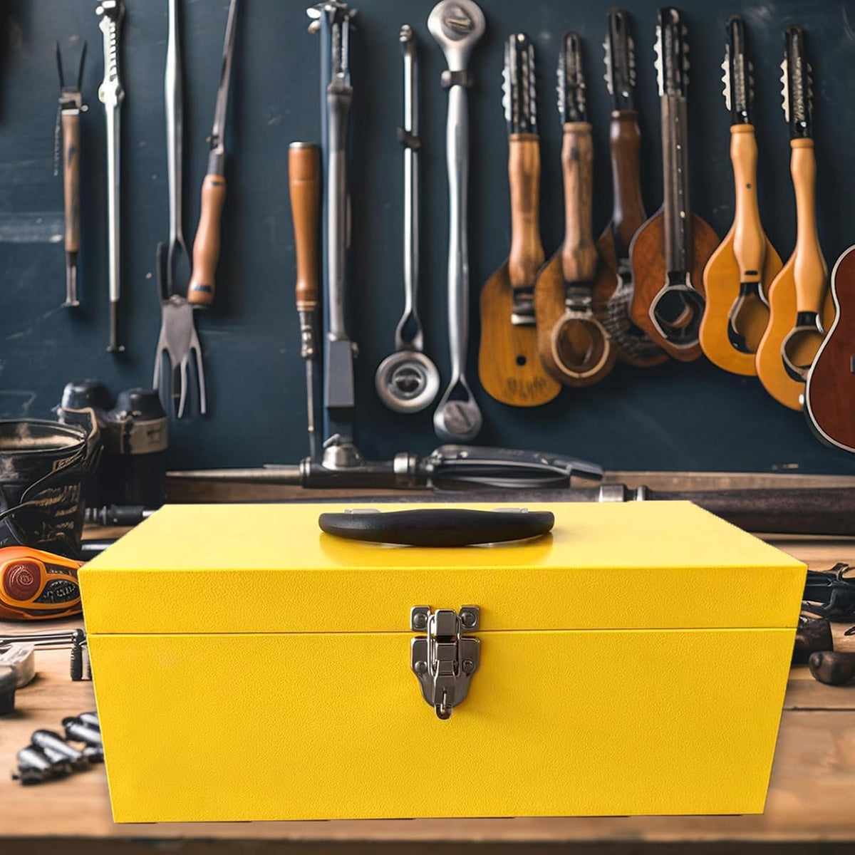 large tool box organizer took box fishing tackle, side view