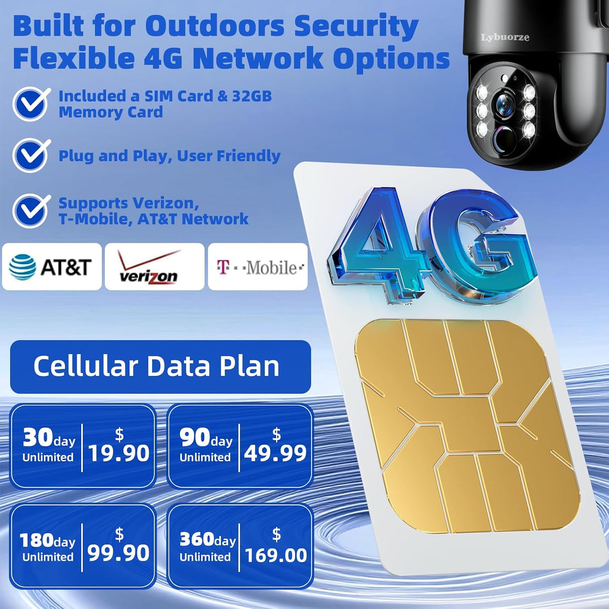black 4g lte solar security camera outdoor, no, close-up detail