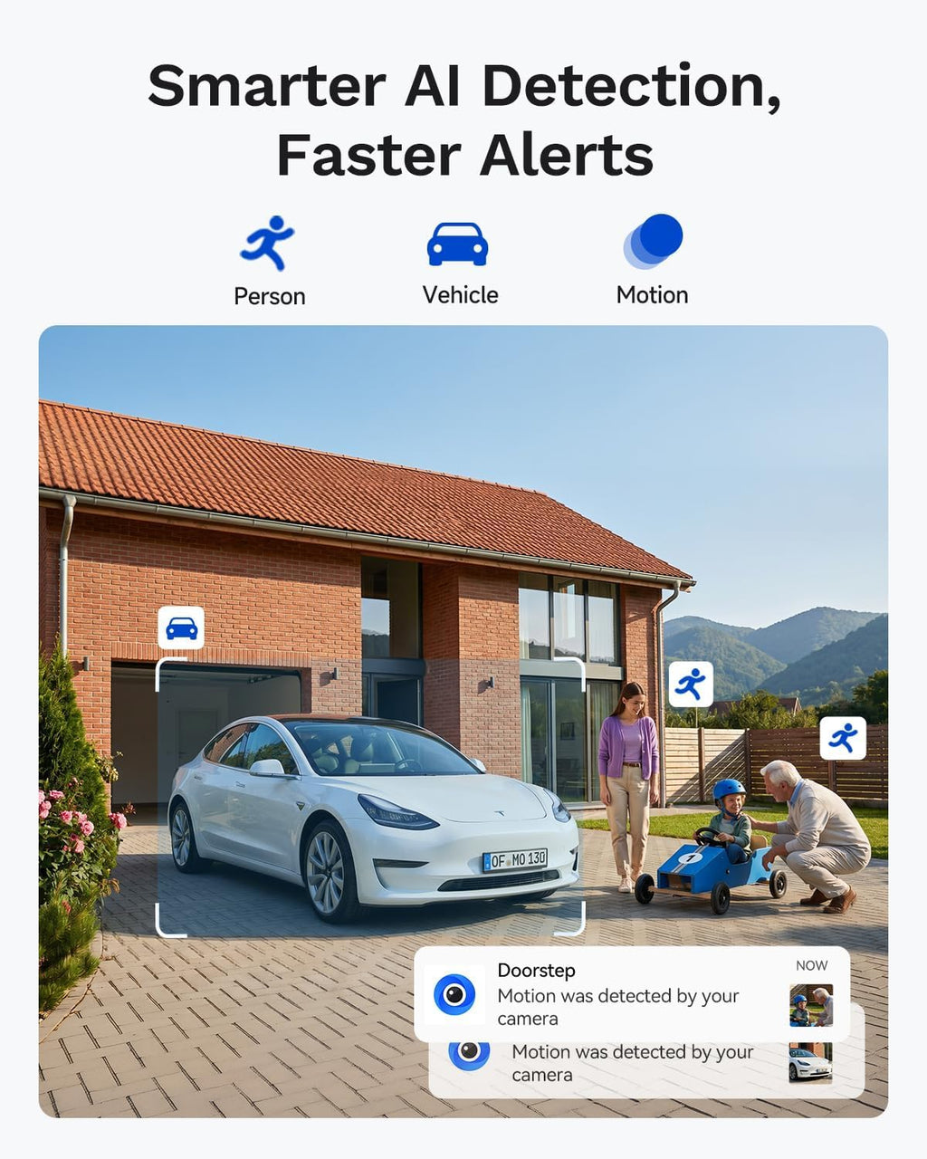 8mp 4k outdoor security wireless camera pan tilt, close-up detail