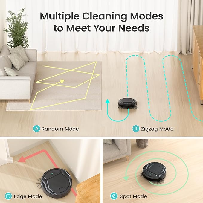 Lefant M210 Pro Robot Vacuum, 4000Pa Suction, 200 Mins Runtime, Ultra-Slim