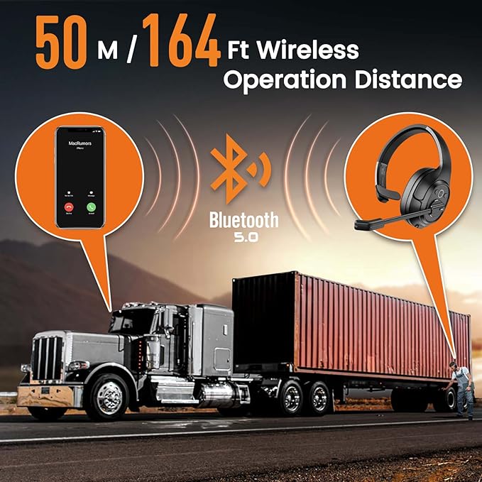 EKSA Trucker Bluetooth Headset
