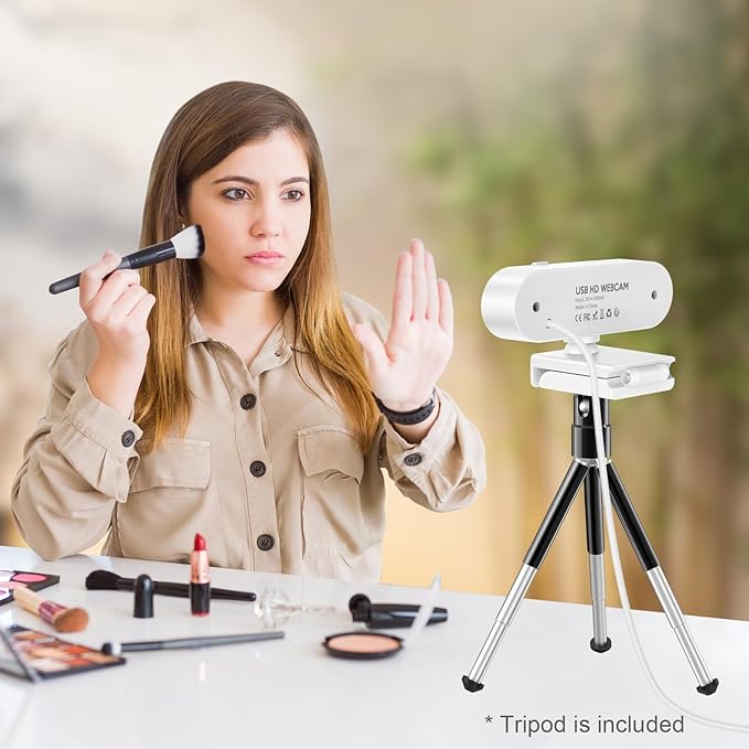 MOERTEK 2K Webcam for PC, Webcam