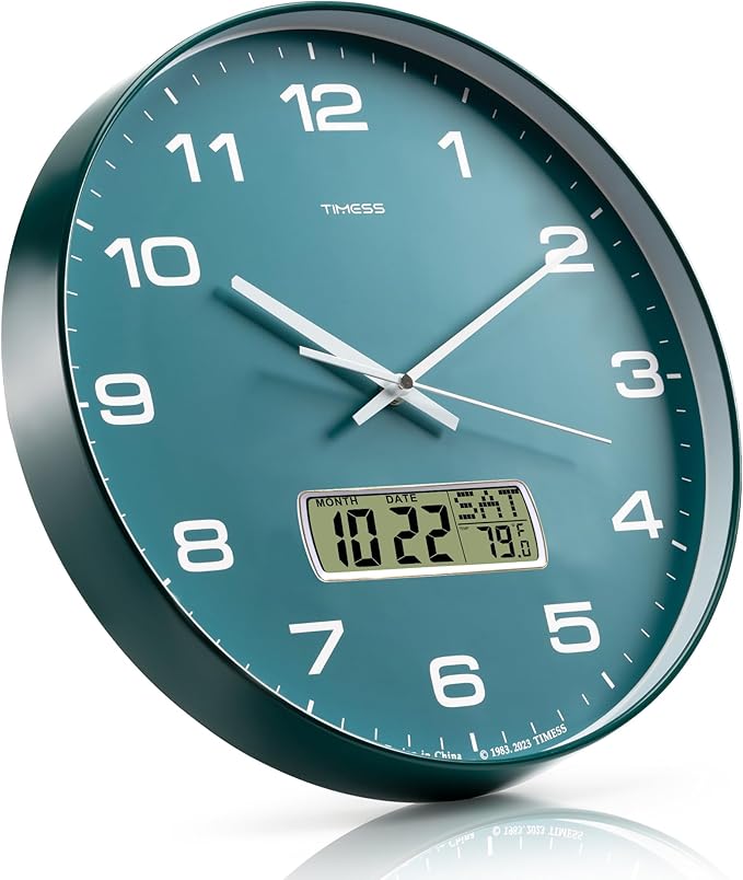 TIMESS Wall Clock, Ideal Modern Home, Office Decor