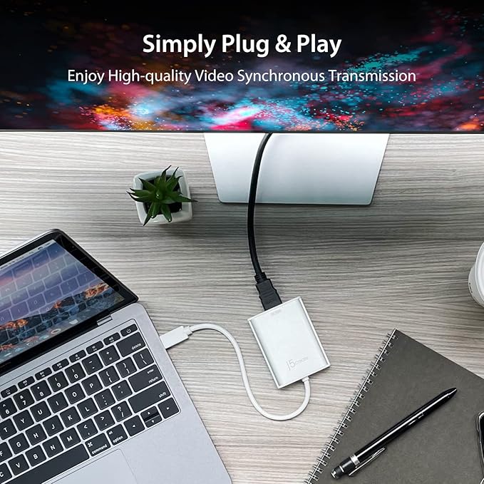 j5create USB 3.0 to 4K HDMI Display Adapter USB 3.0 Male Type-A Connector |