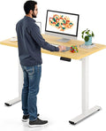SANODESK Electric Standing Desk 40 x 24 Inches Whole-Piece Desktop Height