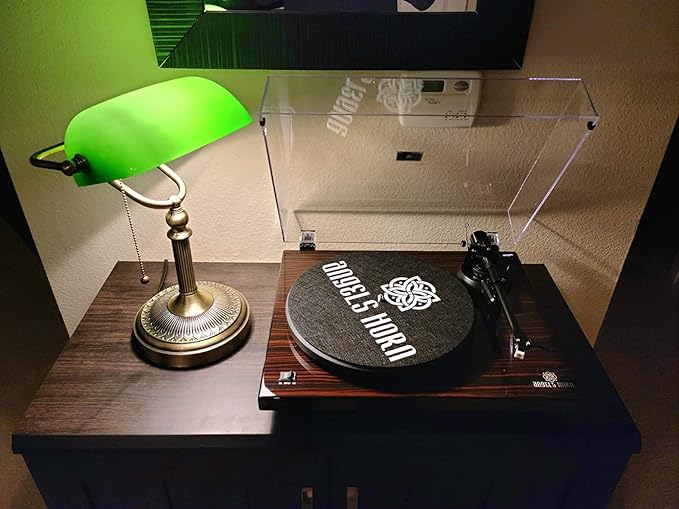 Newrays Green Glass Bankers Desk Lamp